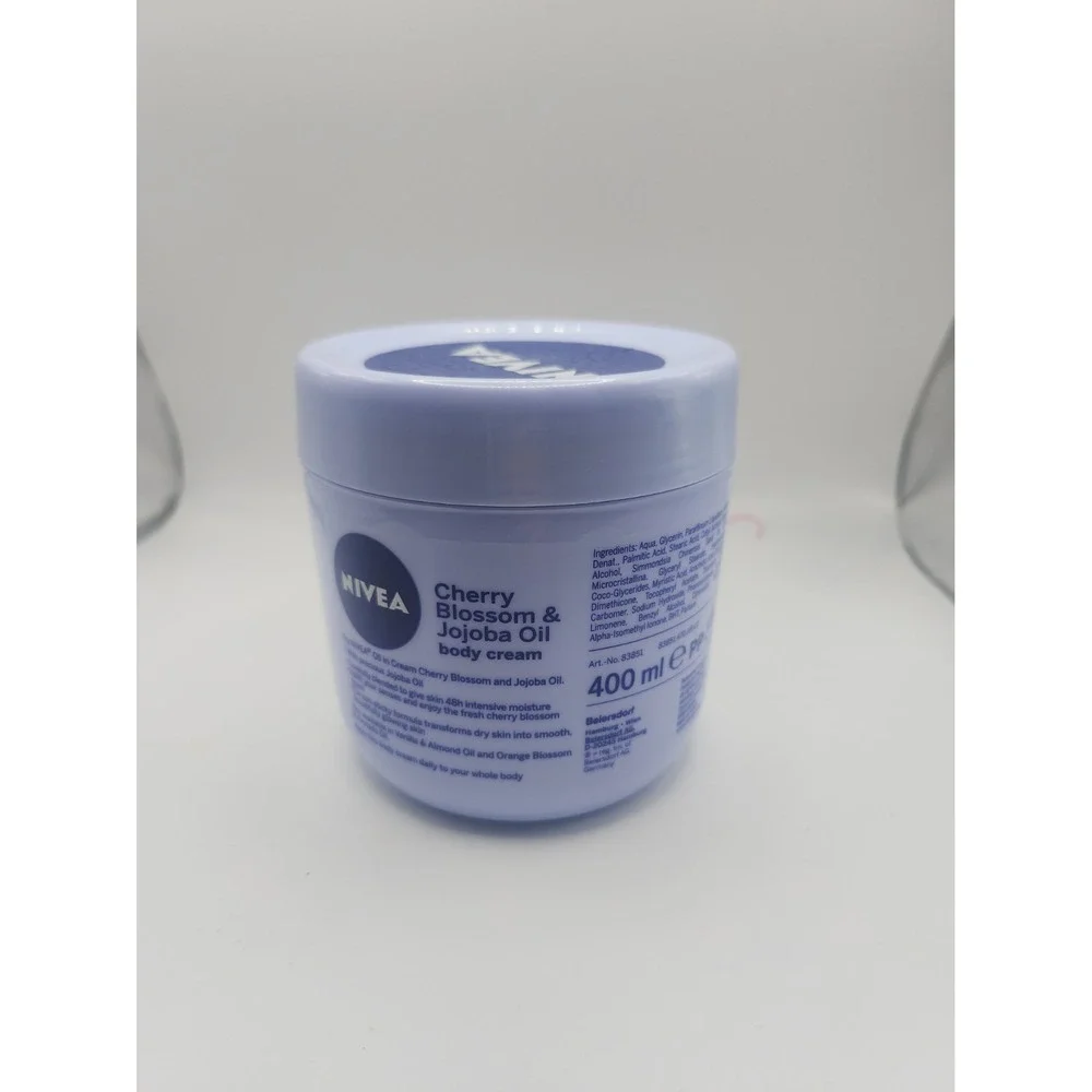 NEW Nivea Body Cream 13.53 oz Cherry Blossom~Jojoba Oil~Exp 12/27